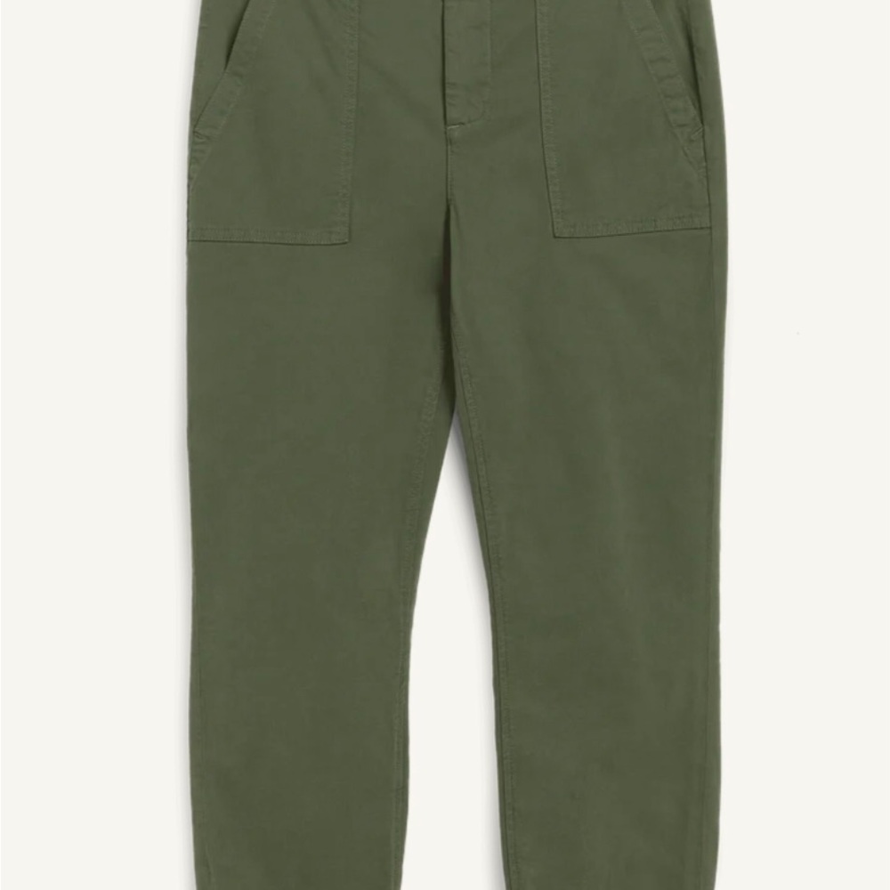 FRANK & EILEEN JAMESON Utility Jogger Pants Green Women's 4
